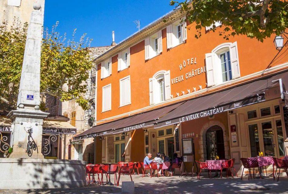 Le Vieux Chateau Aiguines Esterno foto